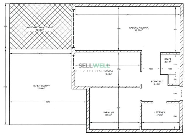 Mieszkanie 3-pokojowe Wrocław Klecina, ul. Dożynkowa. Zdjęcie 20