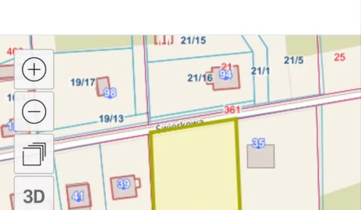 Działka budowlana Borków, ul. Sosnowa