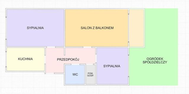 Mieszkanie 3-pokojowe Katowice Józefowiec, ul. Modelarska. Zdjęcie 6