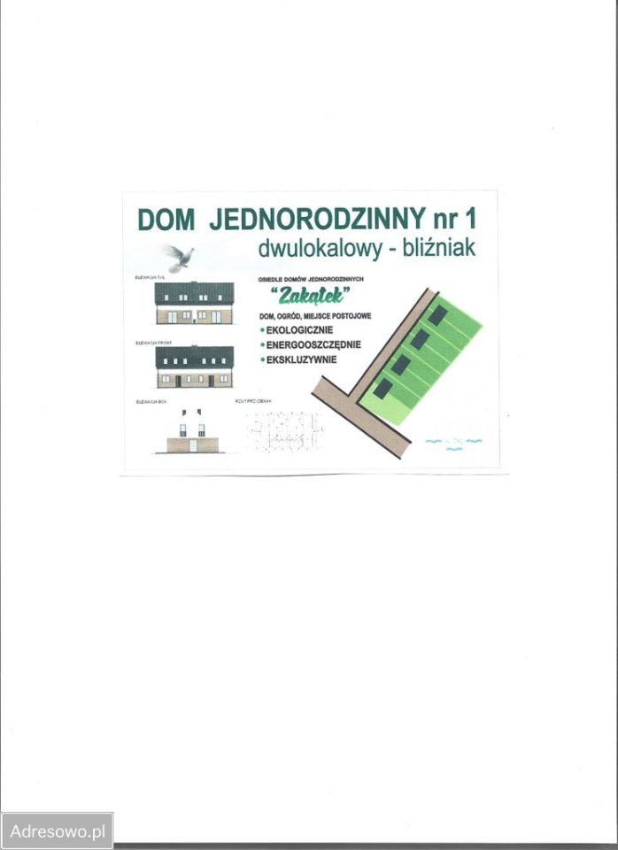 bliźniak, 4 pokoje Czarna Łąka, ul. Turystyczna. Zdjęcie 3