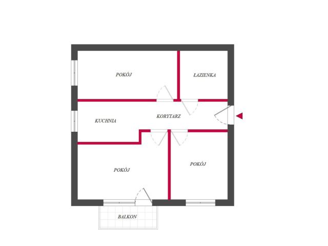 Mieszkanie 3-pokojowe Opole Zaodrze, ul. Alojzego Dambonia. Zdjęcie 10