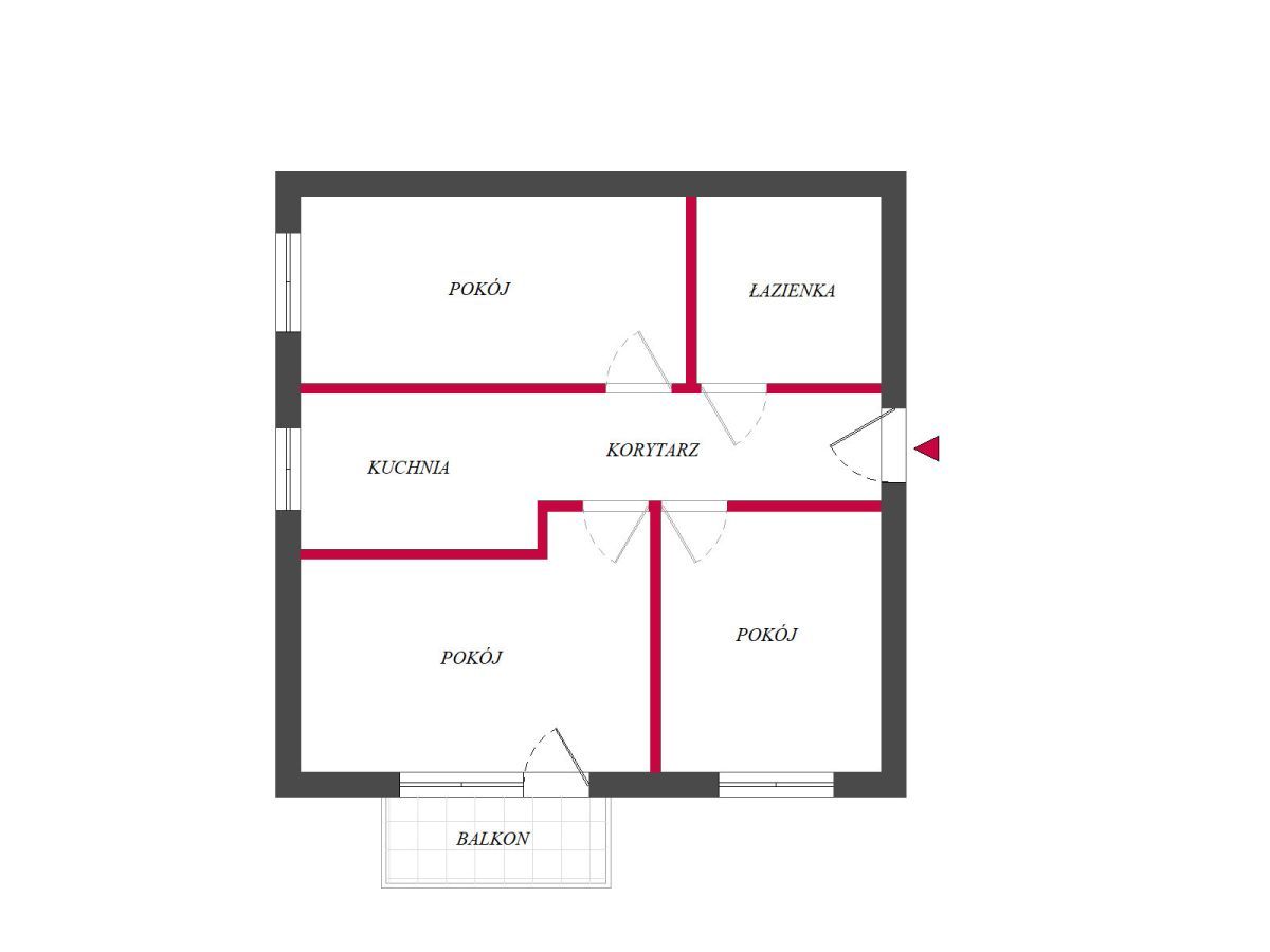 Mieszkanie 3-pokojowe Opole Zaodrze, ul. Alojzego Dambonia. Zdjęcie 10