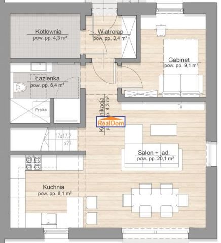 bliźniak, 5 pokoi Zabierzów, ul. Śląska. Zdjęcie 16