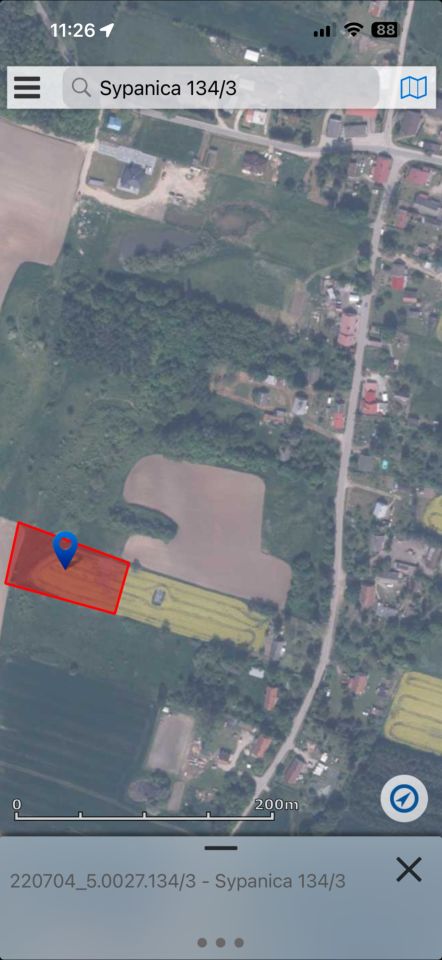 Działka budowlana Sypanica. Zdjęcie 8