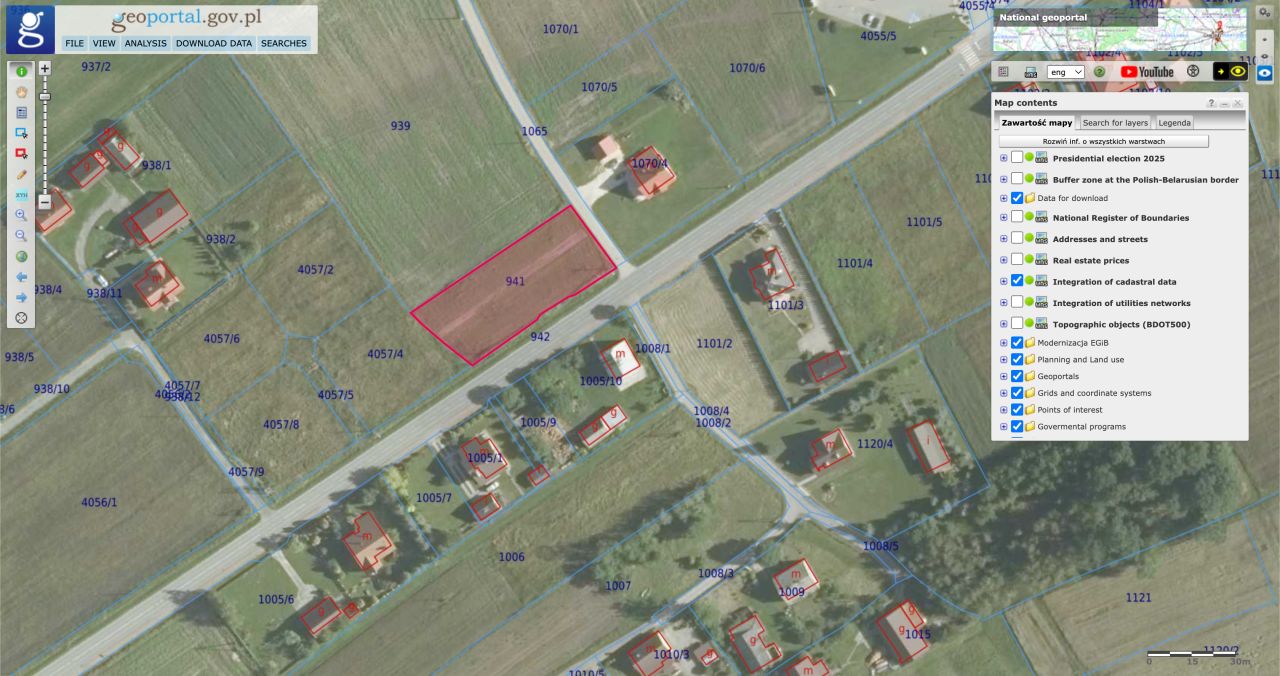 Działka budowlana Nieczajna Górna Podlasek