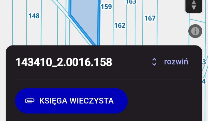 Działka rolna Równe