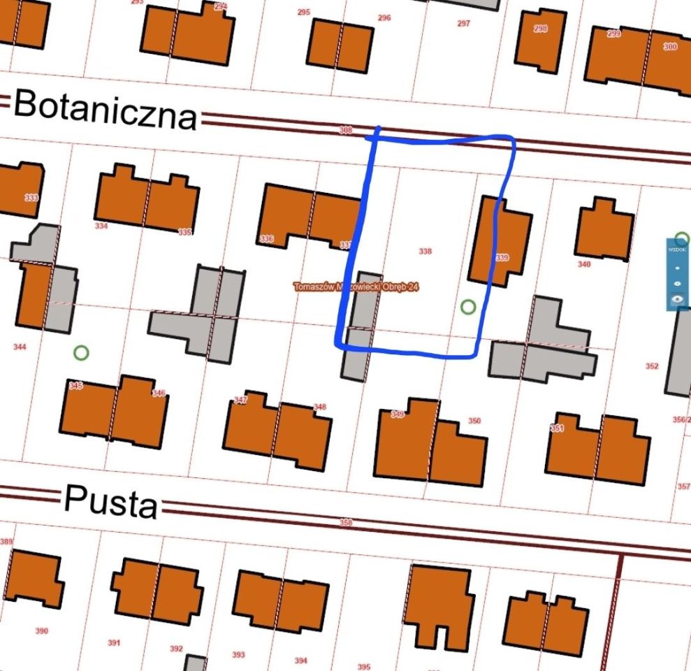 Działka budowlana Tomaszów Mazowiecki, ul. Botaniczna. Zdjęcie 1