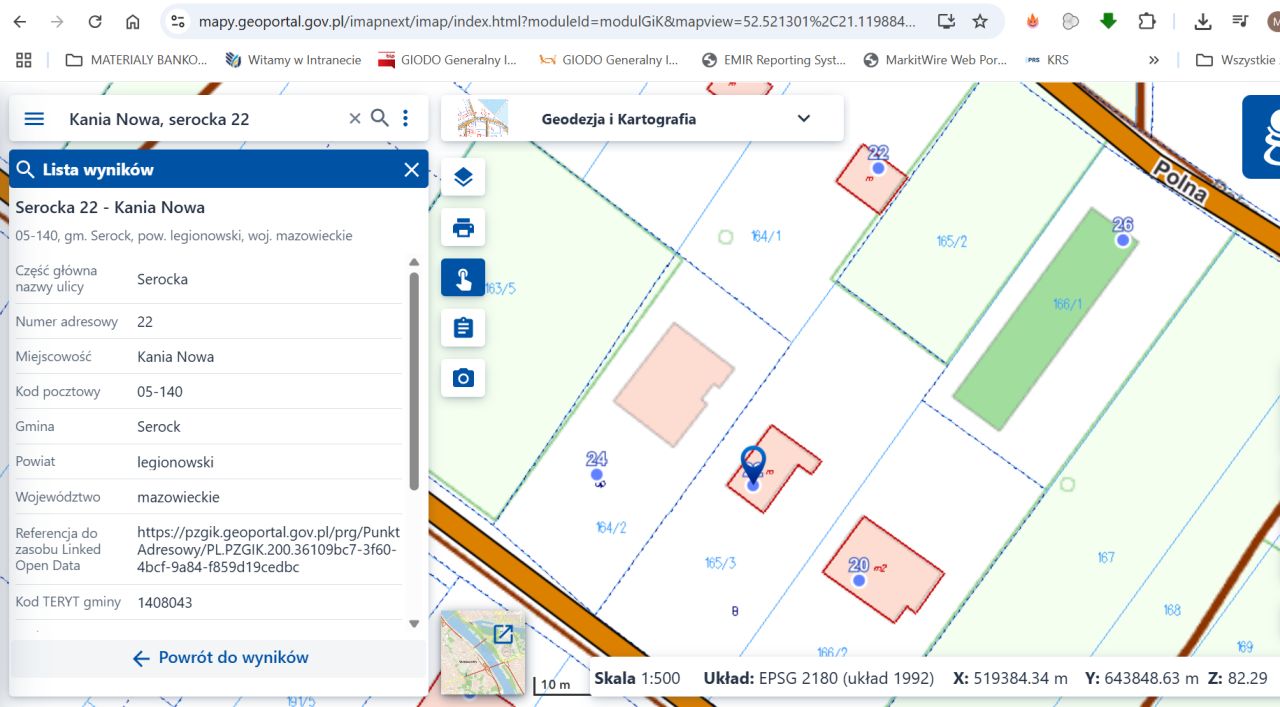 Działka rolno-budowlana Kania Nowa, ul. Serocka. Zdjęcie 2