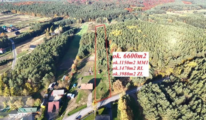 Działka budowlana Sucha