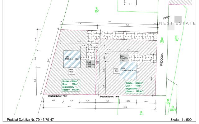Działka budowlana Podkampinos, ul. Jagodowa. Zdjęcie 7