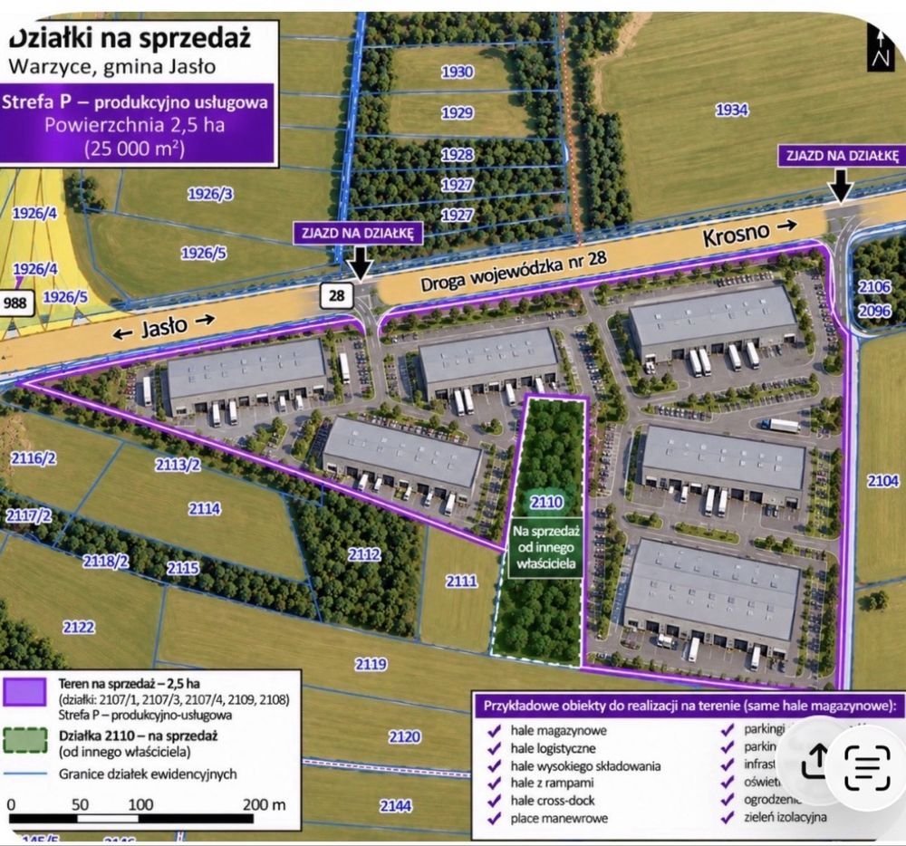 Działka inwestycyjna Warzyce. Zdjęcie 2