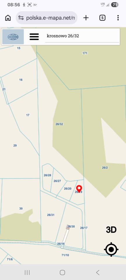 Działka rolna Krosnowo, Krosnowo. Zdjęcie 2