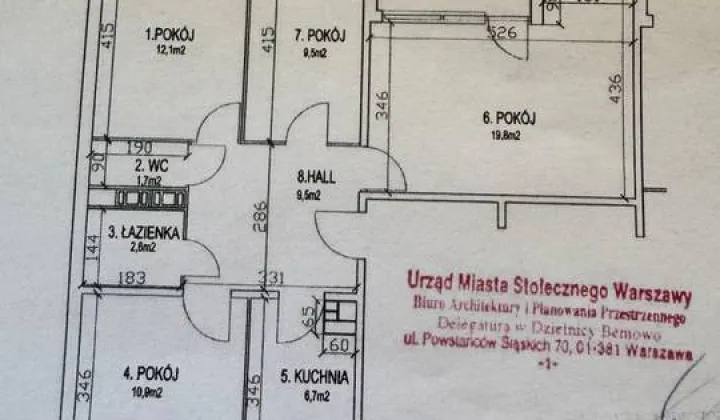 Mieszkanie 4-pokojowe Warszawa Bemowo, ul. Waleriana Czumy