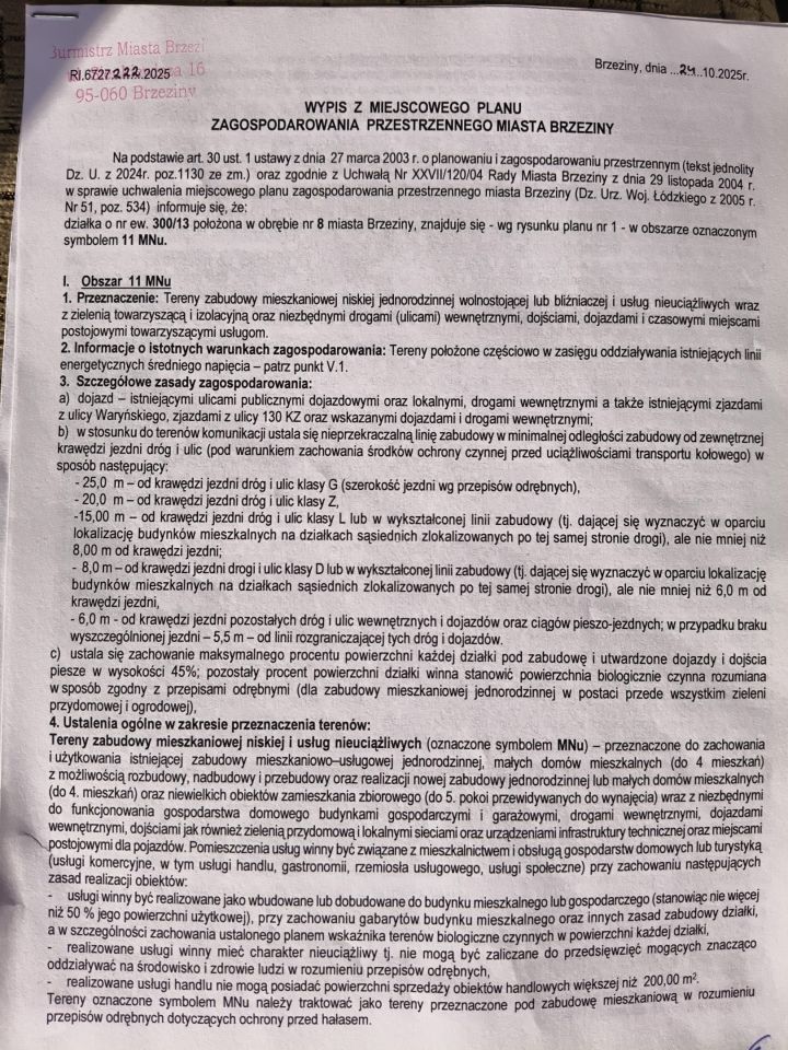 Działka budowlana Brzeziny, ul. Ignacego Potockiego. Zdjęcie 10