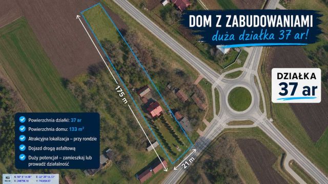 dom wolnostojący, 4 pokoje Studzian. Zdjęcie 1