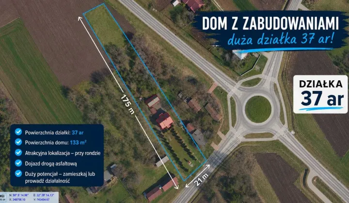 dom wolnostojący, 4 pokoje Studzian