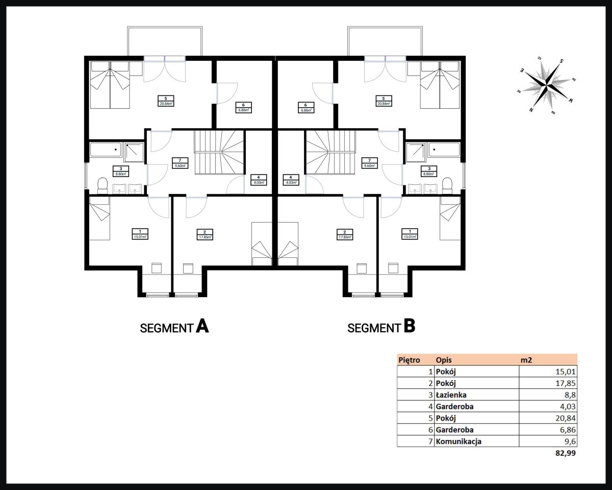 bliźniak, 5 pokoi Strzelinko Zamełowo, ul. Lawendowa. Zdjęcie 17