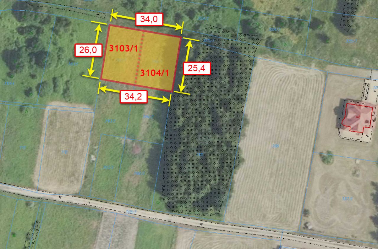 Działka budowlana Jasionka Kamionka. Zdjęcie 2
