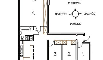 Mieszkanie 4-pokojowe Szczecin Słoneczne, ul. Lucjana Rydla