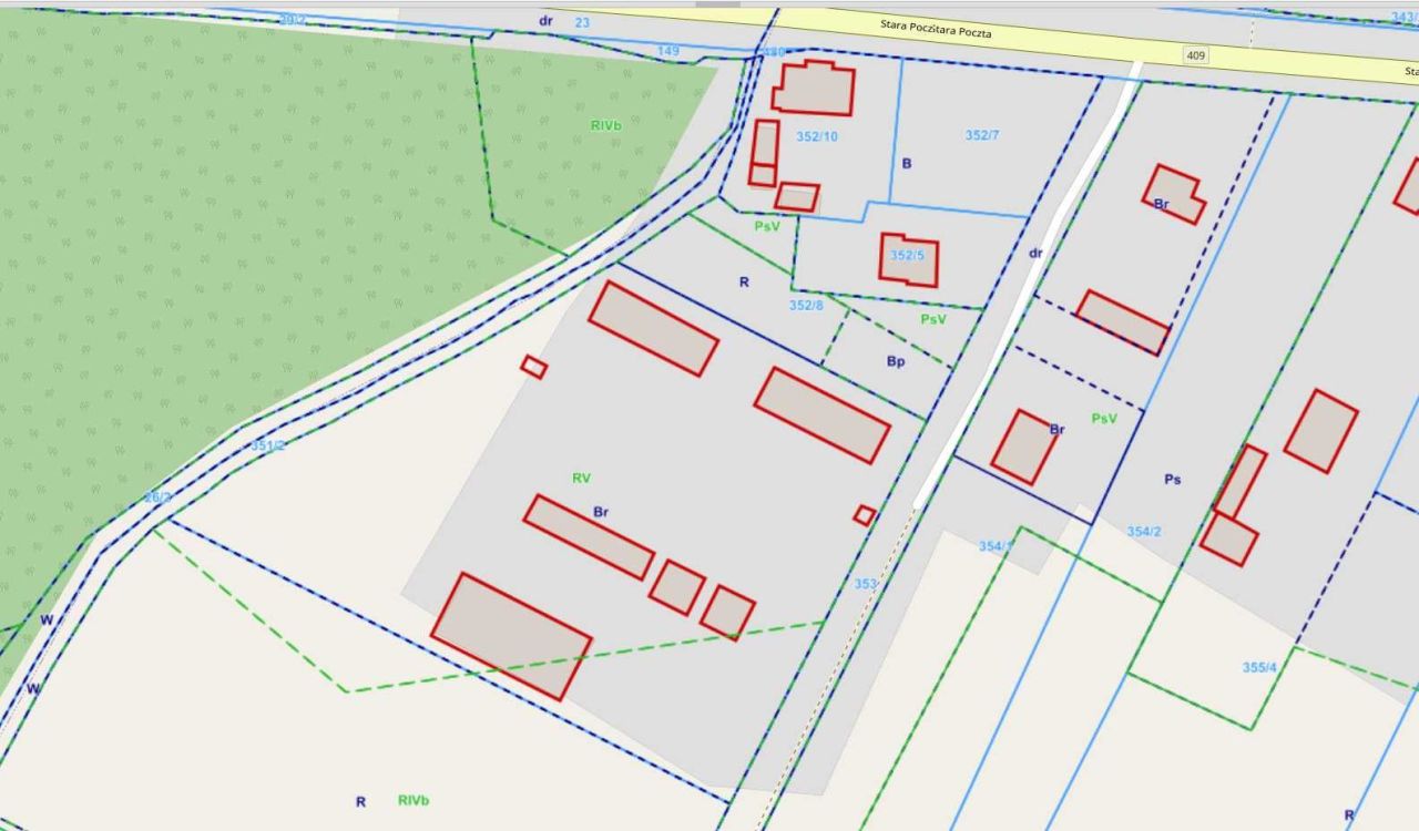 Działka inwestycyjna Kalinowice, ul. Stara Poczta. Zdjęcie 2