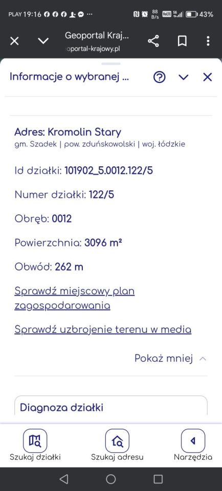 Działka budowlana Kromolin Stary. Zdjęcie 2