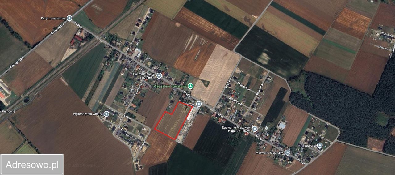 Działka budowlana Nowe Oborzyska