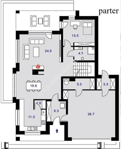 dom wolnostojący, 6 pokoi Terenia. Zdjęcie 26