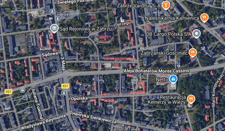 Mieszkanie 3-pokojowe Zabrze Centrum, ul. św. Urbana