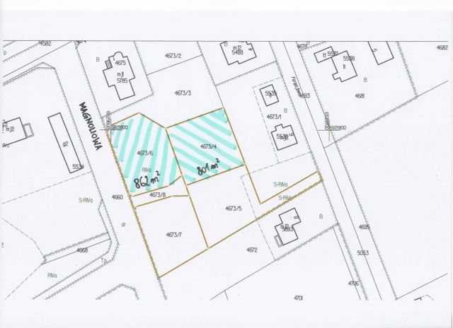 Działka budowlana Świecie, ul. Magnoliowa. Zdjęcie 1