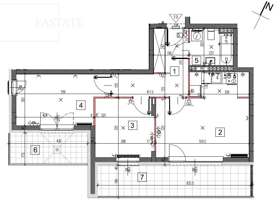 Mieszkanie 3-pokojowe Warszawa Targówek, ul. Zamkowa. Zdjęcie 15