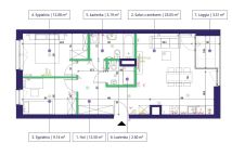 Mieszkanie 3-pokojowe Warszawa Ursynów, ul. Cybernetyki. Zdjęcie 1