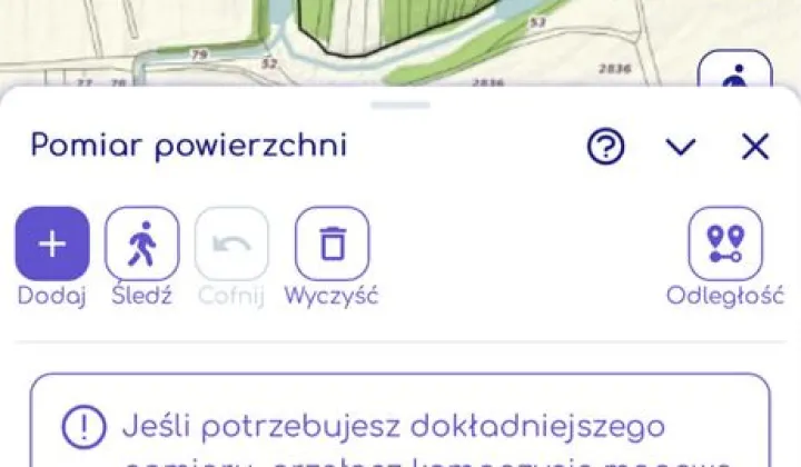 Działka rekreacyjna Łąka