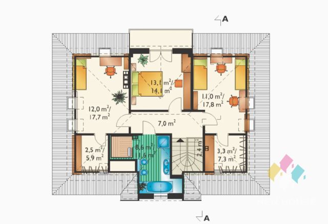 dom wolnostojący, 6 pokoi Olsztynek, ul. Rubinowa. Zdjęcie 20