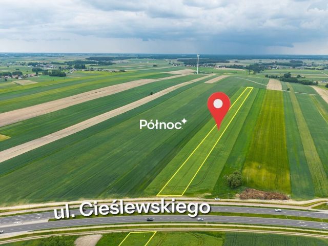 Działka inwestycyjna Łomża, ul. mjr. Stanisława Cieślewskiego. Zdjęcie 3