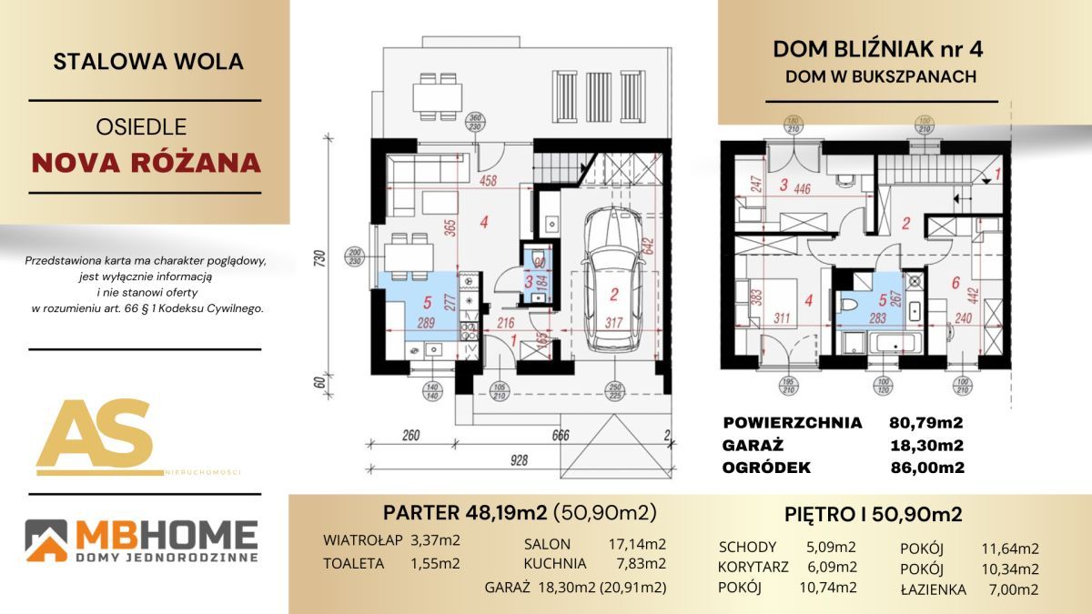 bliźniak, 4 pokoje Stalowa Wola. Zdjęcie 14