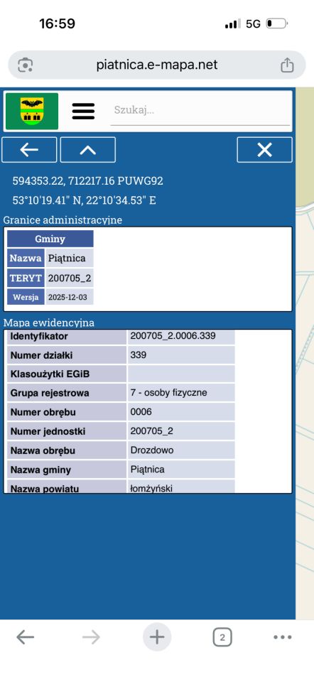 Działka rolna Drozdowo Drozdowo Dolne, Kraska. Zdjęcie 2