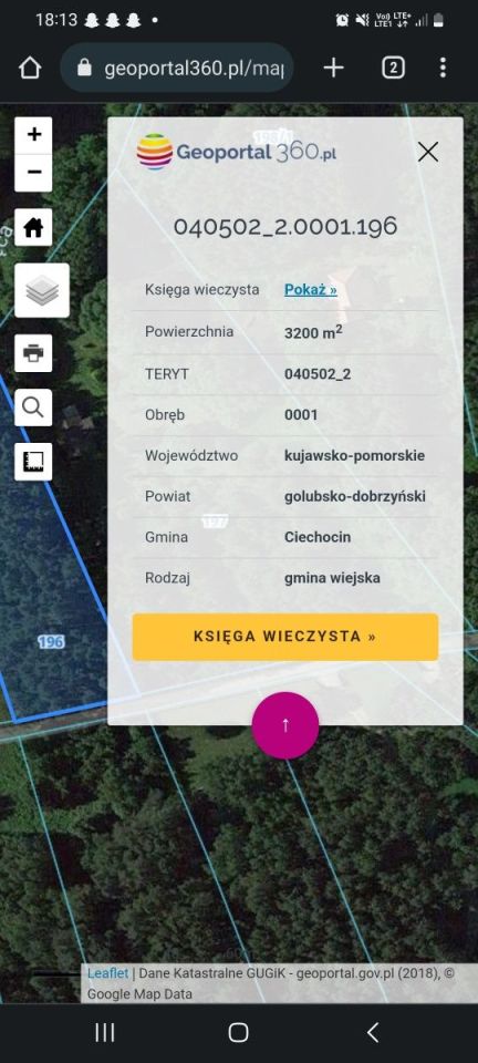 Działka leśna Ciechocin. Zdjęcie 3