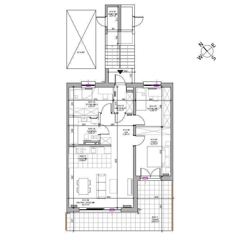 Mieszkanie 4-pokojowe Kostomłoty Pierwsze Maciejówka. Zdjęcie 17