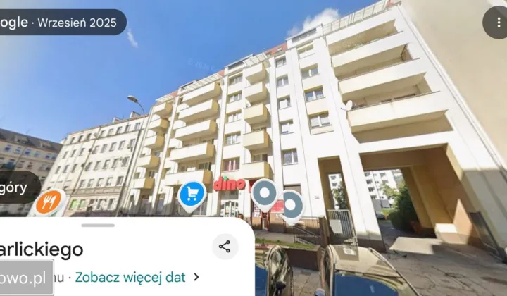 Mieszkanie 3-pokojowe Wrocław Śródmieście, ul. Norberta Barlickiego