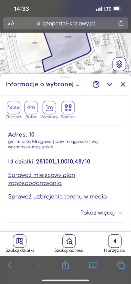 Działka budowlana Mrągowo Centrum, ul. Zielone Wzgórze. Zdjęcie 2