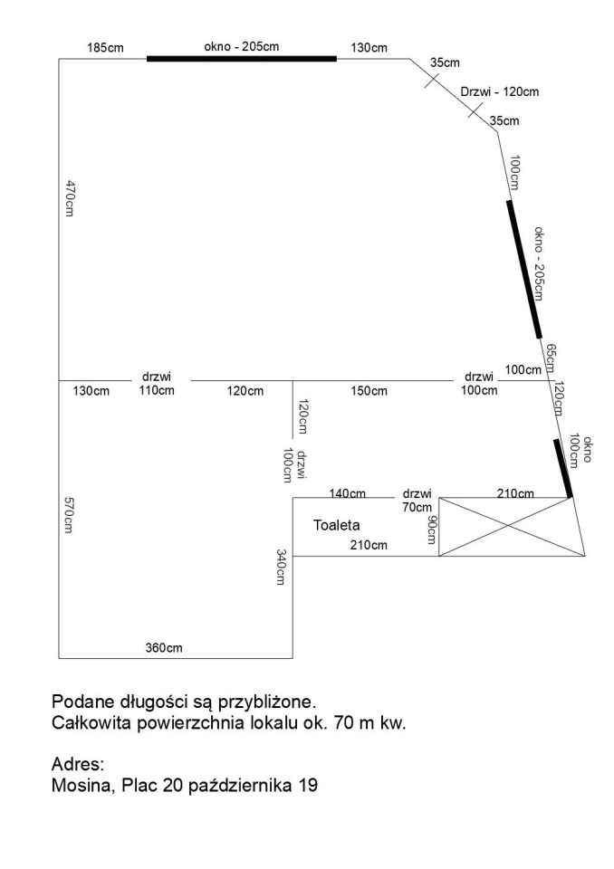 Lokal Mosina, pl. 20 Października. Zdjęcie 1