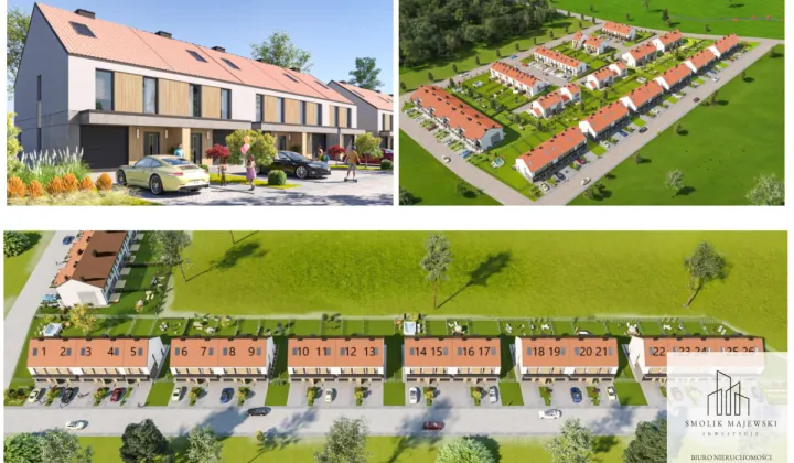 dom szeregowy, 4 pokoje Dobrzykowice, ul. Krótka