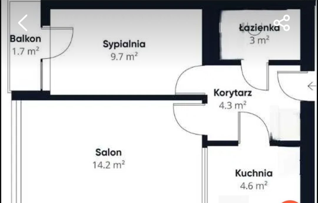 Mieszkanie 2-pokojowe Bielsko-Biała, ul. Księcia Przemysława. Zdjęcie 12