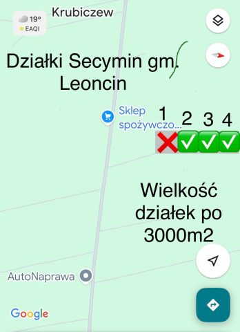 Działka rolno-budowlana Secymin Polski. Zdjęcie 1