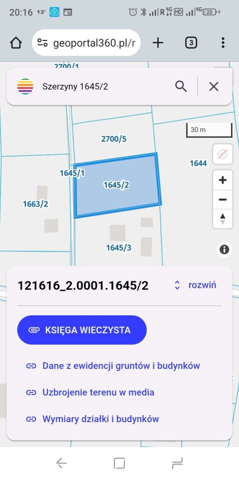 Działka budowlana Szerzyny. Zdjęcie 7