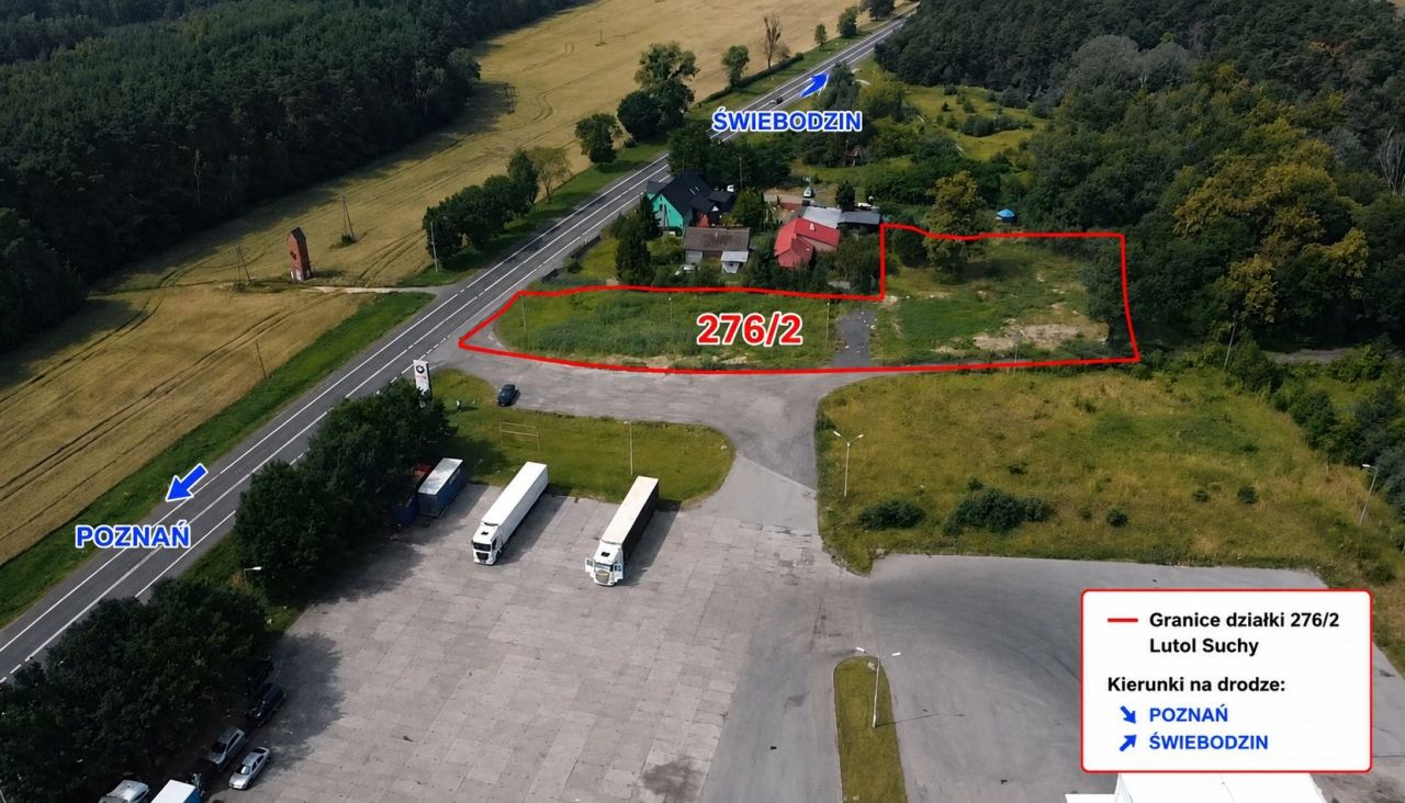 Działka budowlana Lutol Suchy. Zdjęcie 8