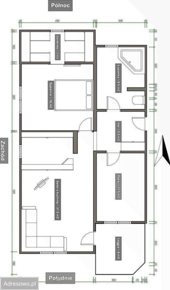 Mieszkanie 3-pokojowe Warszawa Gocław, ul. Stanisława Mikołajczyka. Zdjęcie 17