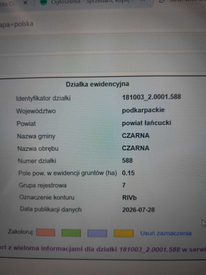 Działka budowlana Dąbrówki. Zdjęcie 3