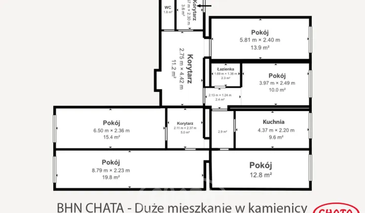 Mieszkanie 5-pokojowe Wrocław Śródmieście, ul. Władysława Łokietka