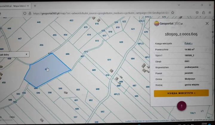 Działka Bączal Dolny